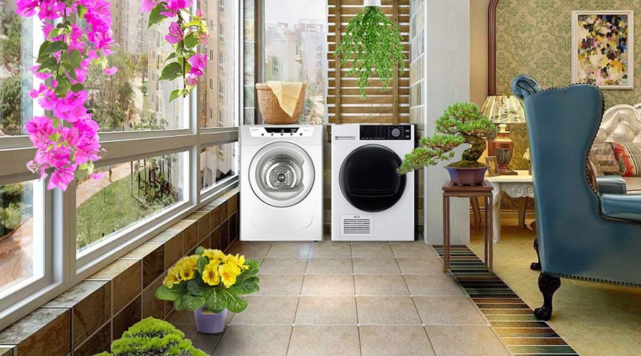 家居陽臺晾曬衣物不干怎么辦，衣物烘干機來解決！