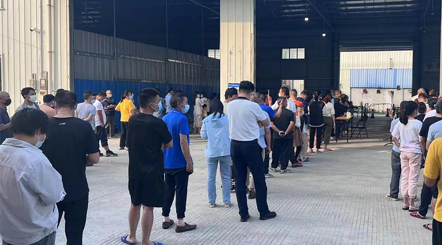 支援防疫是責(zé)任！金環(huán)電器助力鶴山核酸檢測(cè)