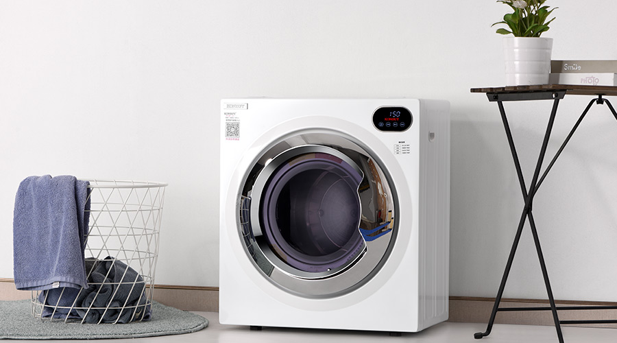 自然晾曬過的衣物灰塵多，家用衣物烘干機(jī)烘衣更干凈！