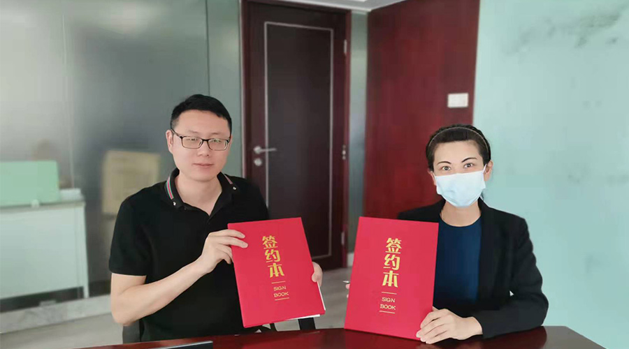 祝賀！金環(huán)電器與寧波某品牌電商客戶再次合作，簽約成功！