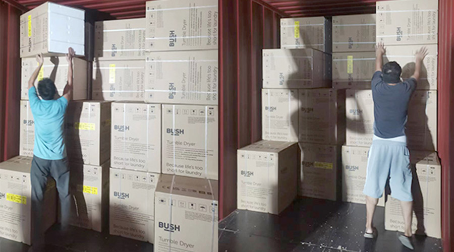 各司其職合力做好英國(guó)Argos客戶(hù)衣物烘干機(jī)出貨任務(wù)！